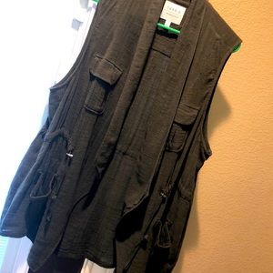 Torrid Gauze Utility Vest